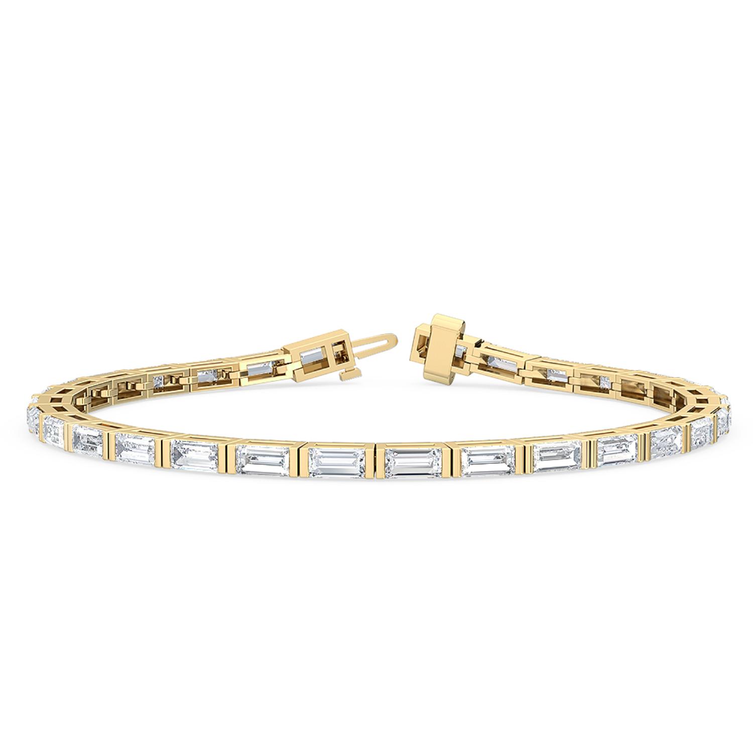 14K Yellow Gold Diamond Bracelet