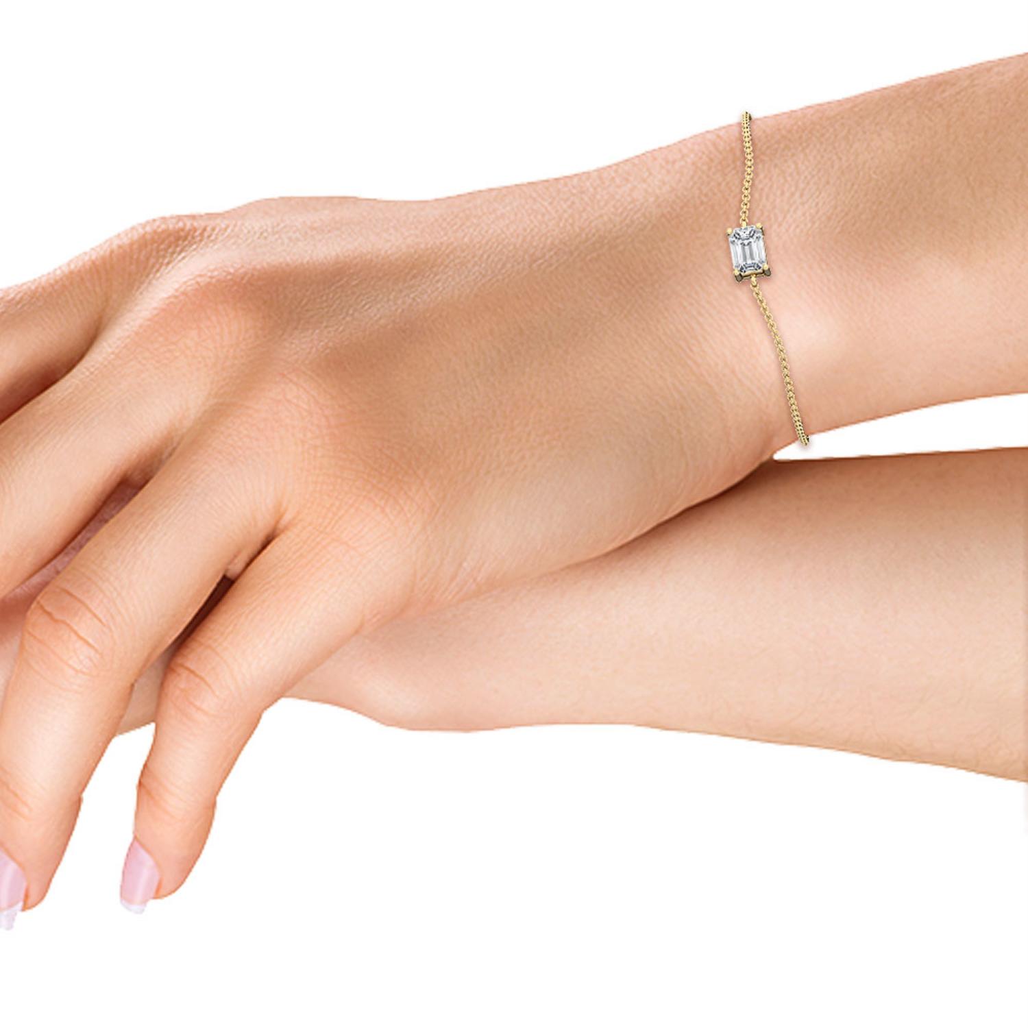 14K Yellow Gold Diamond Bracelet