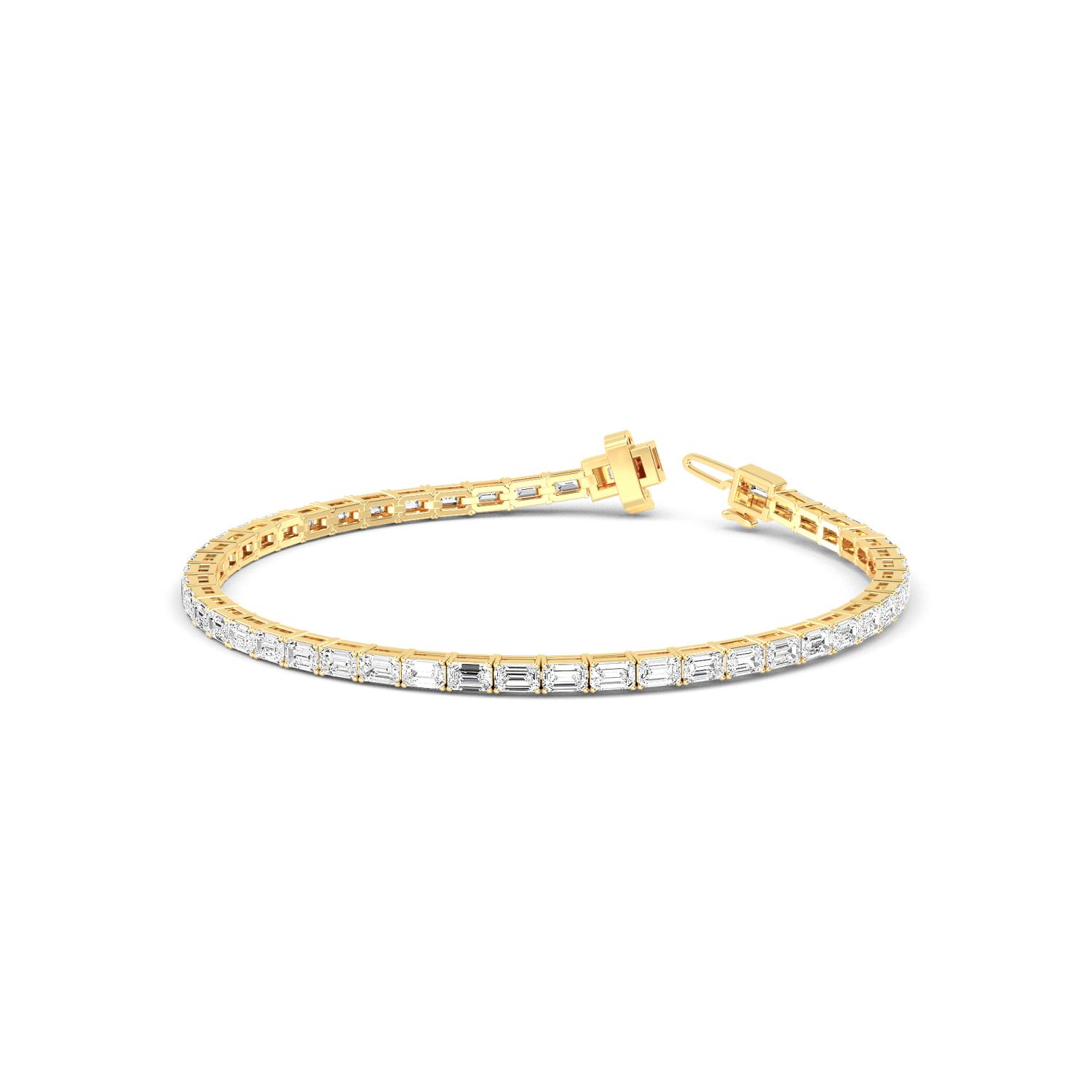 14K Yellow Gold Diamond Bracelet