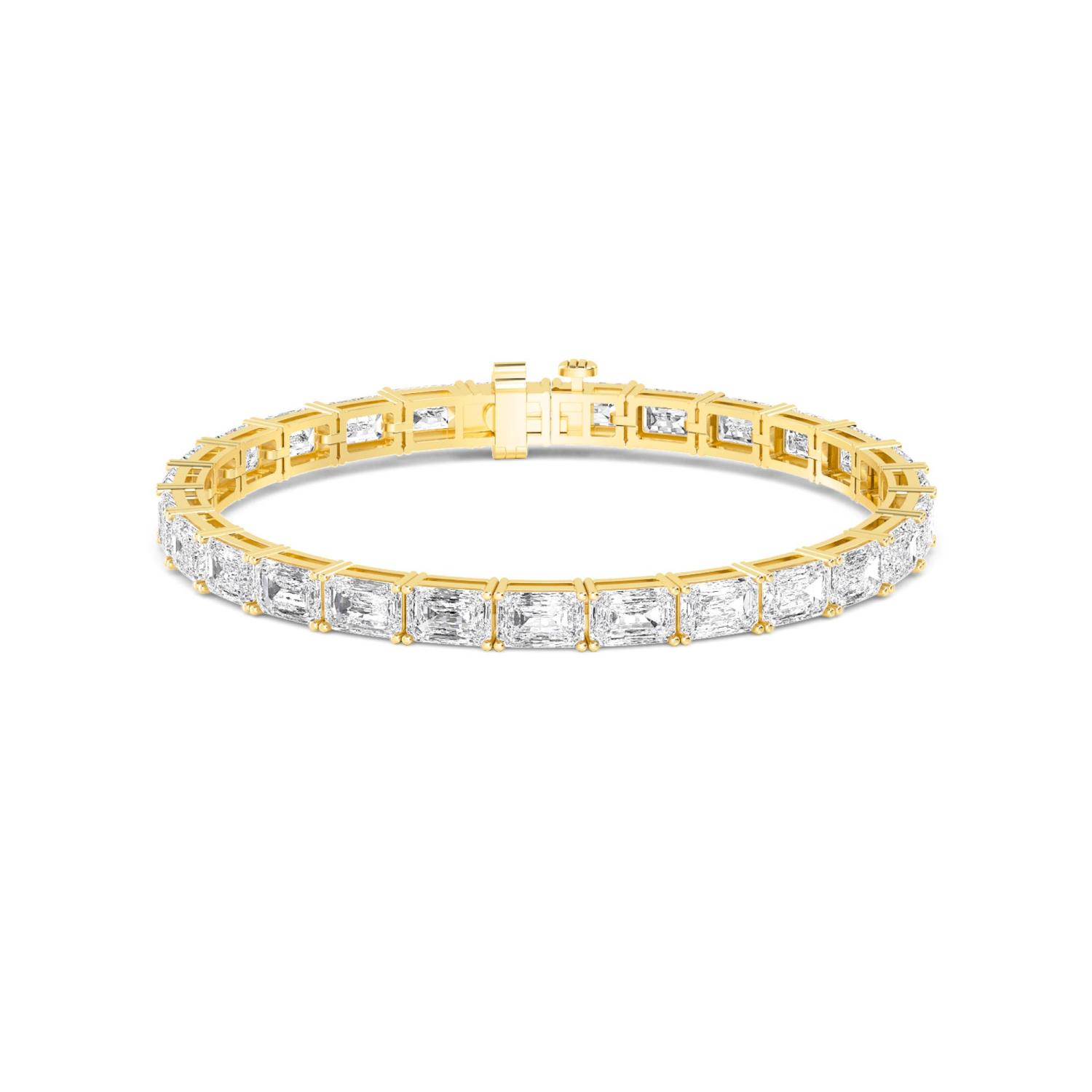 14K Yellow Gold Diamond Bracelet