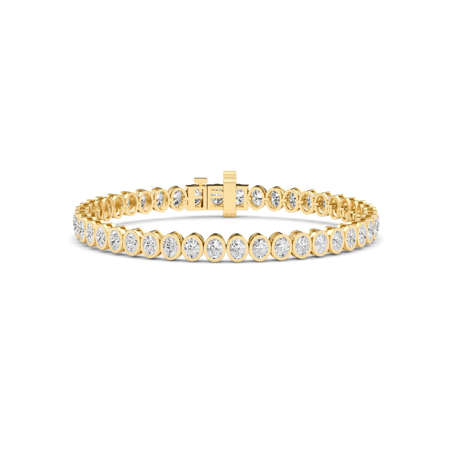 14K Yellow Gold Diamond Bracelet