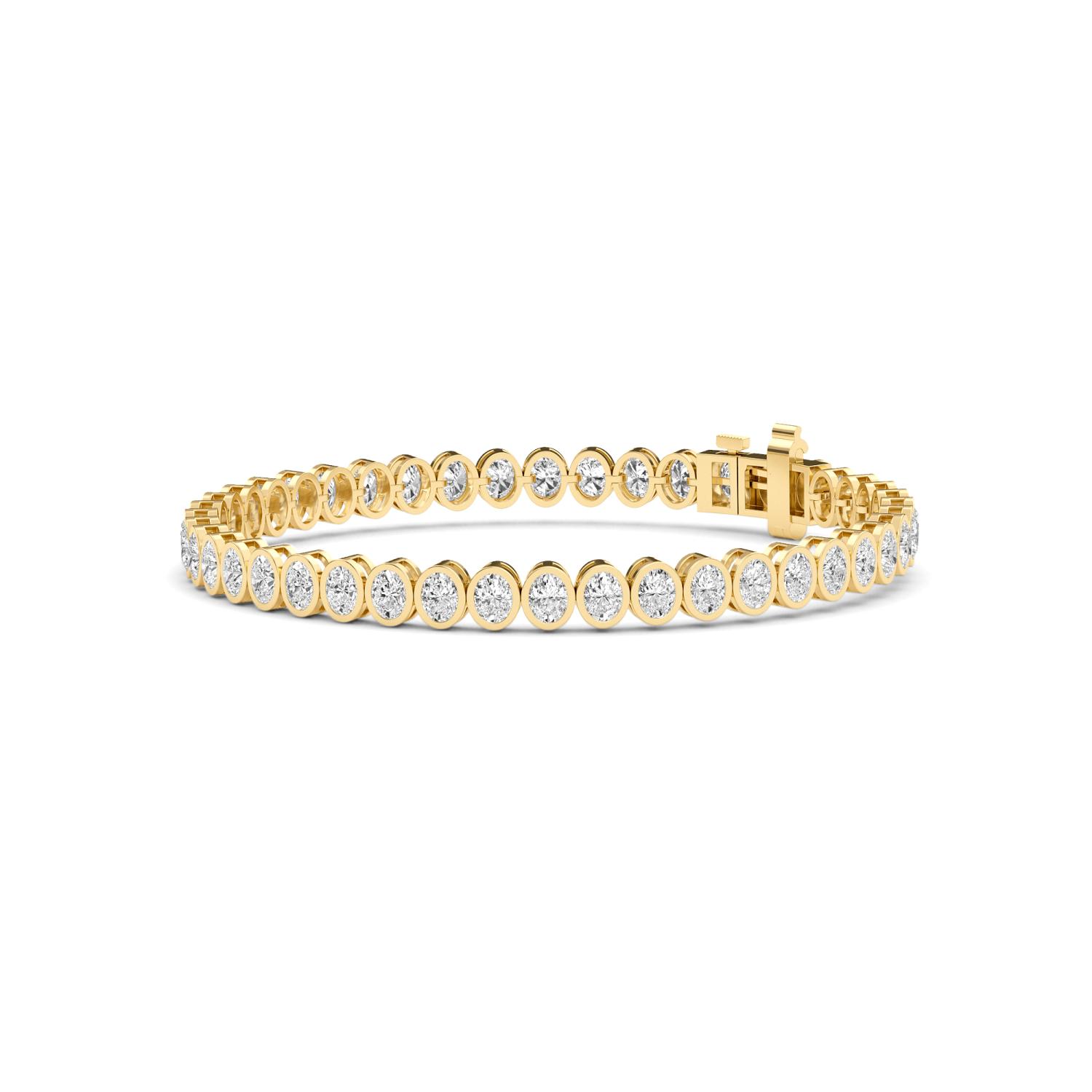 14K Yellow Gold Diamond Bracelet