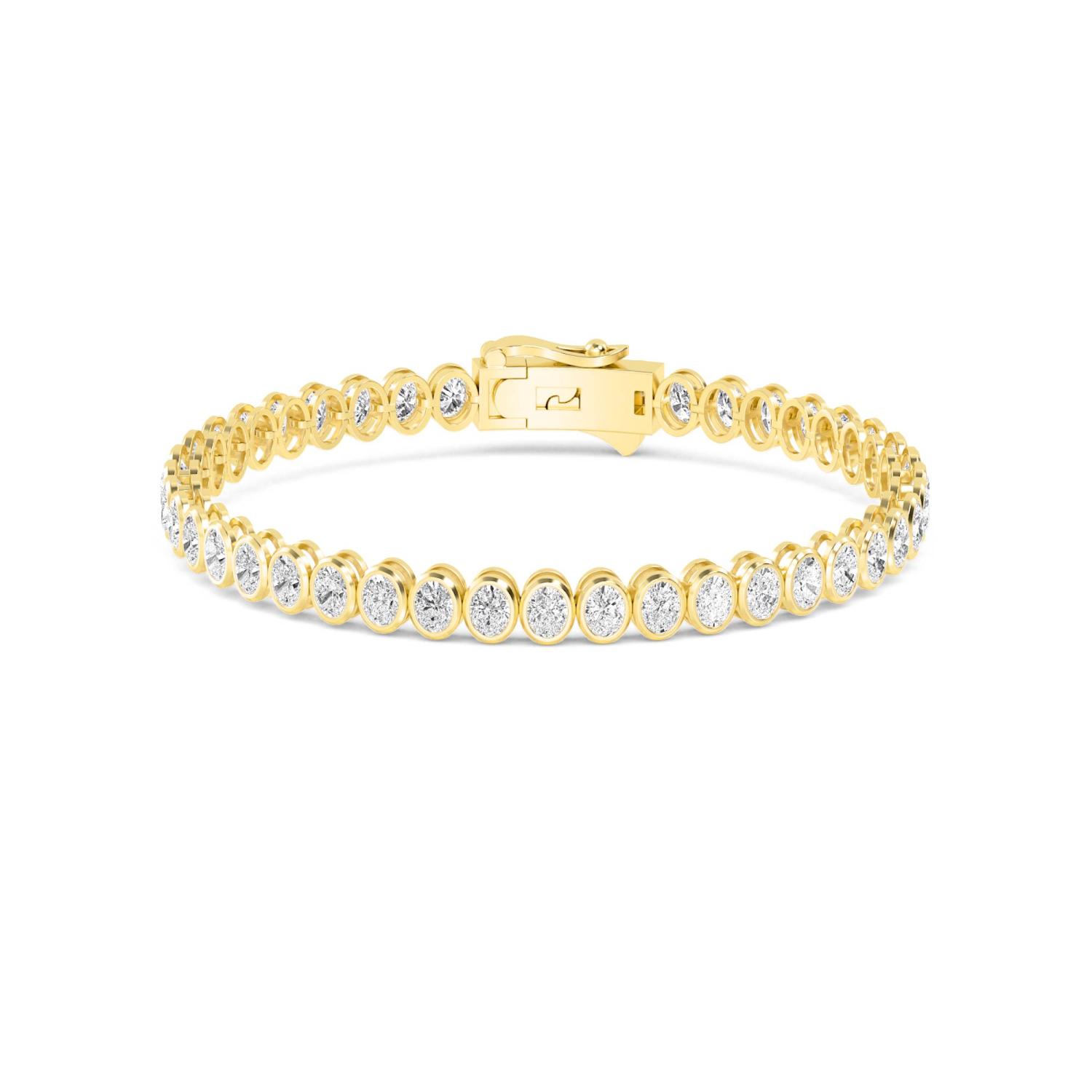 14K Yellow Gold Diamond Bracelet