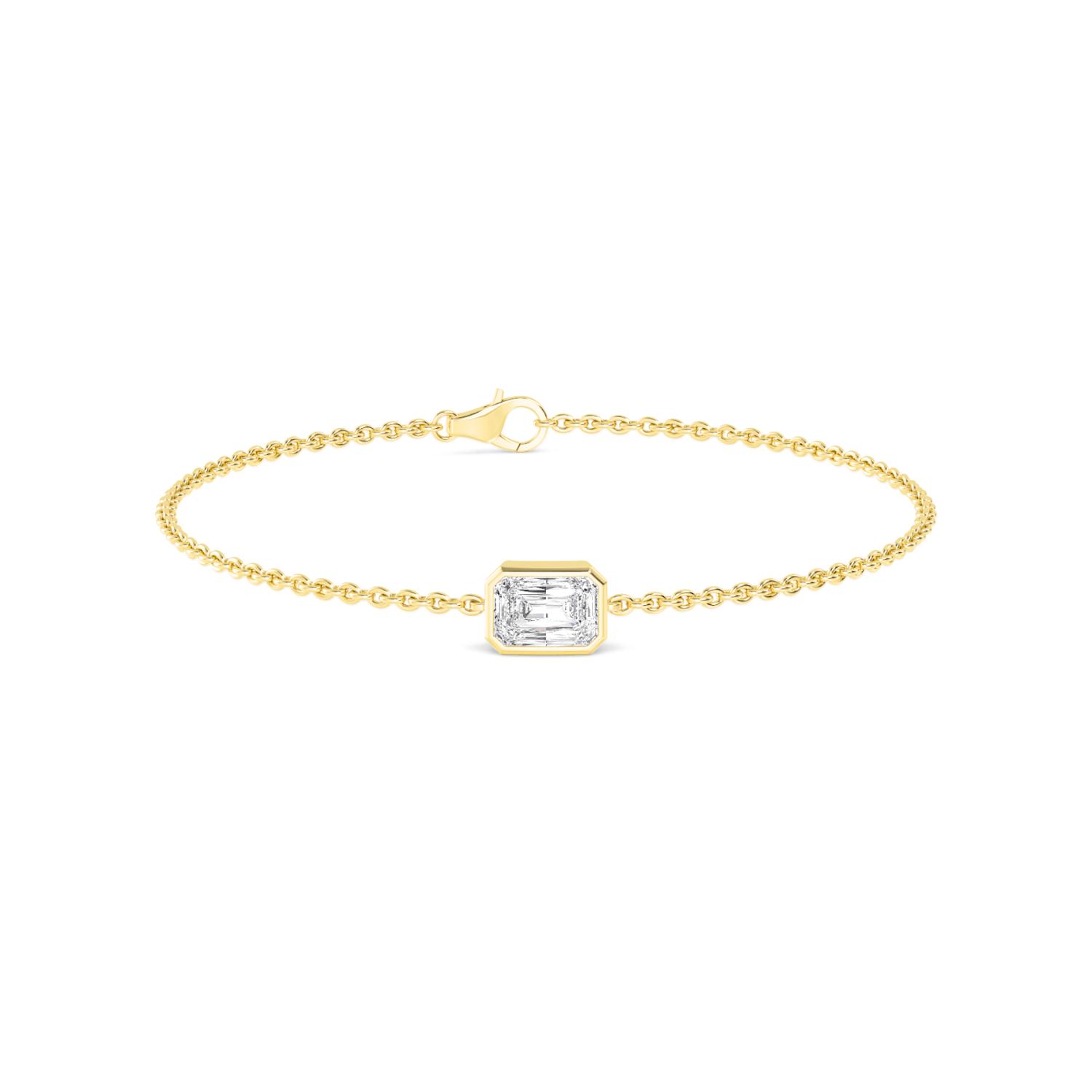 14K Yellow Gold Diamond Bracelet
