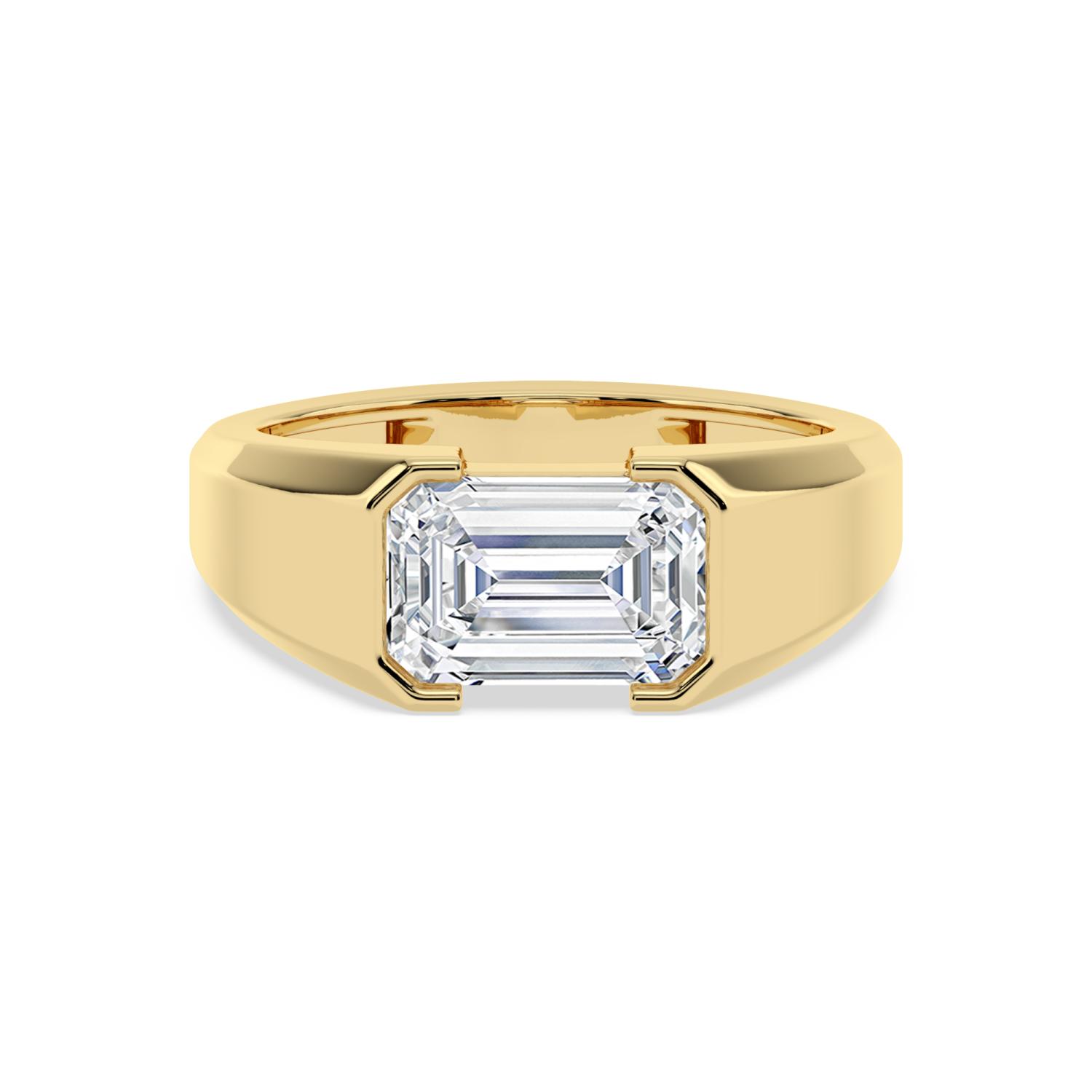 14K Yellow Gold Diamond Engagement Rings