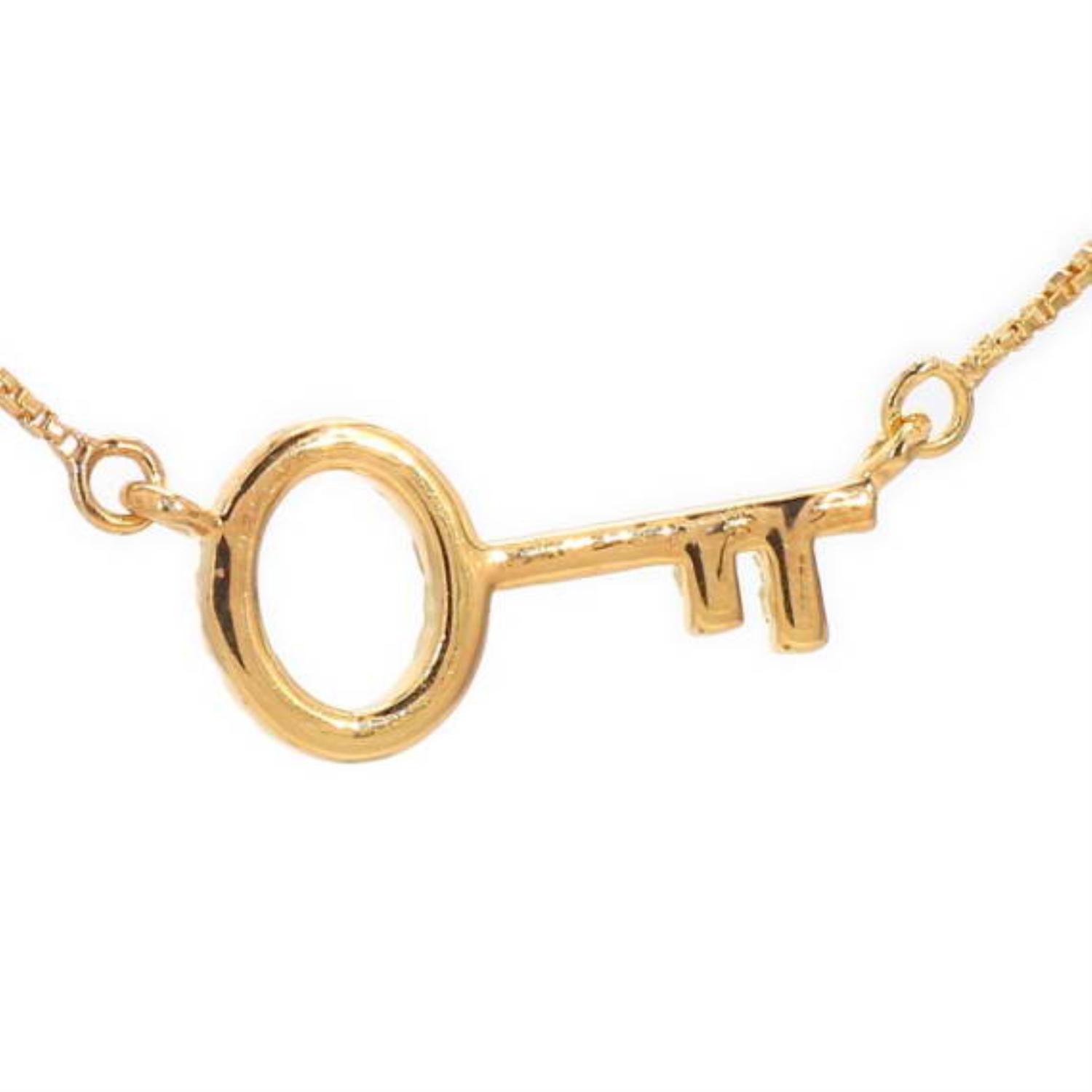 14K Yellow Gold Diamond Pendant
