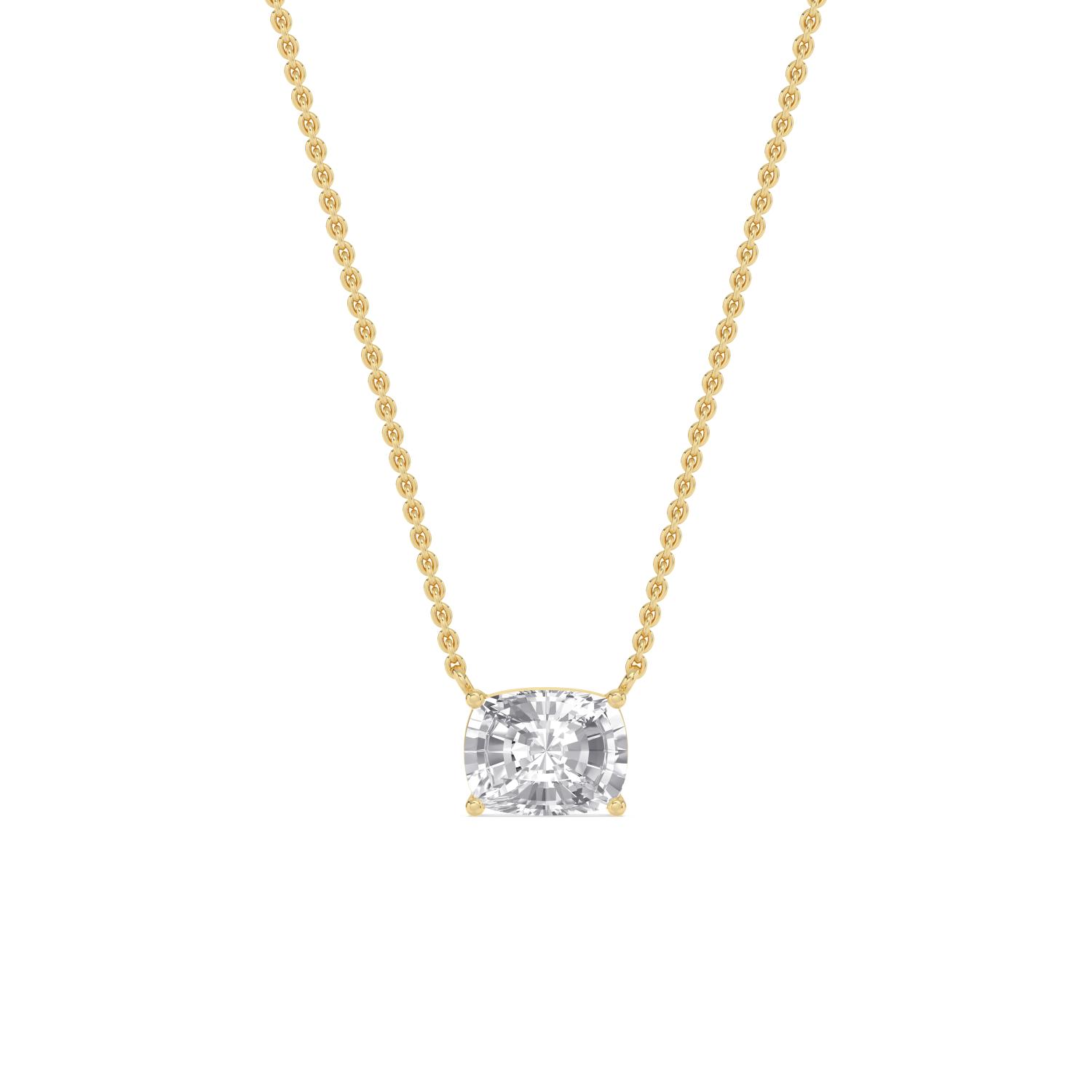 14K Yellow Gold Diamond Pendant