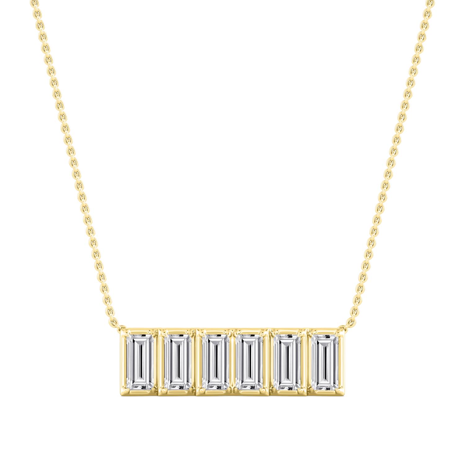14K Yellow Gold Diamond Pendant