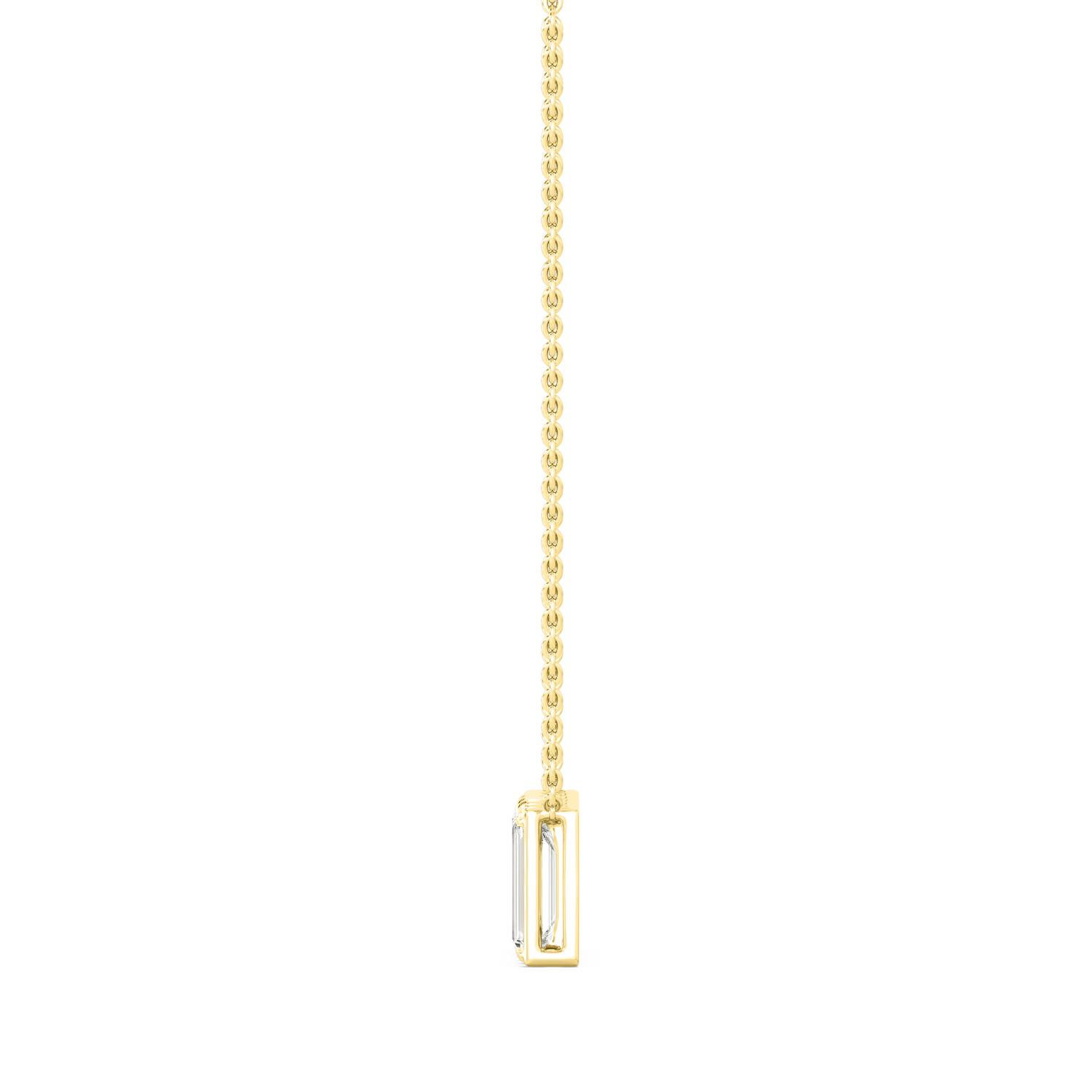 14K Yellow Gold Diamond Pendant