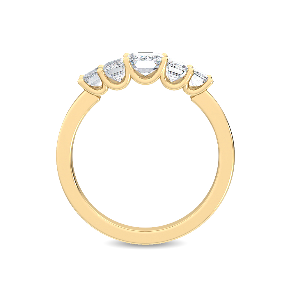 14K Yellow Gold Diamond Engagement Ring