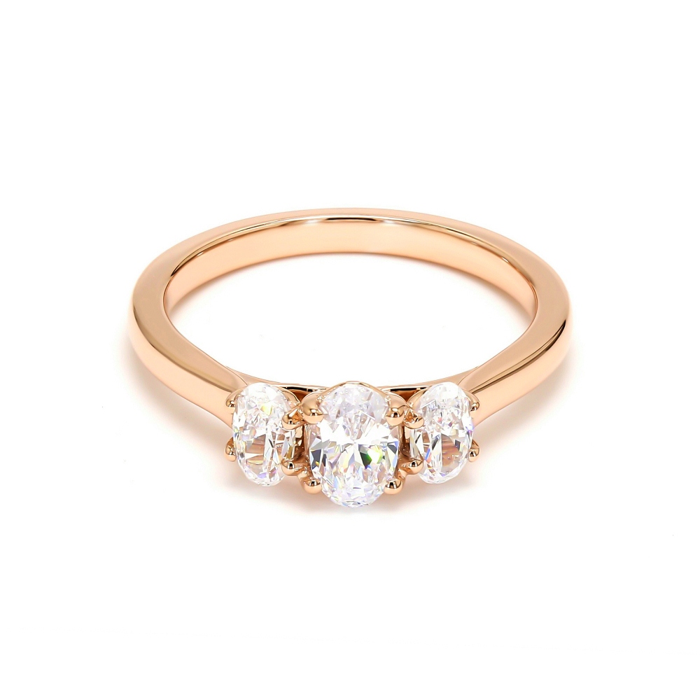 14K Yellow Gold Diamond Engagement Ring
