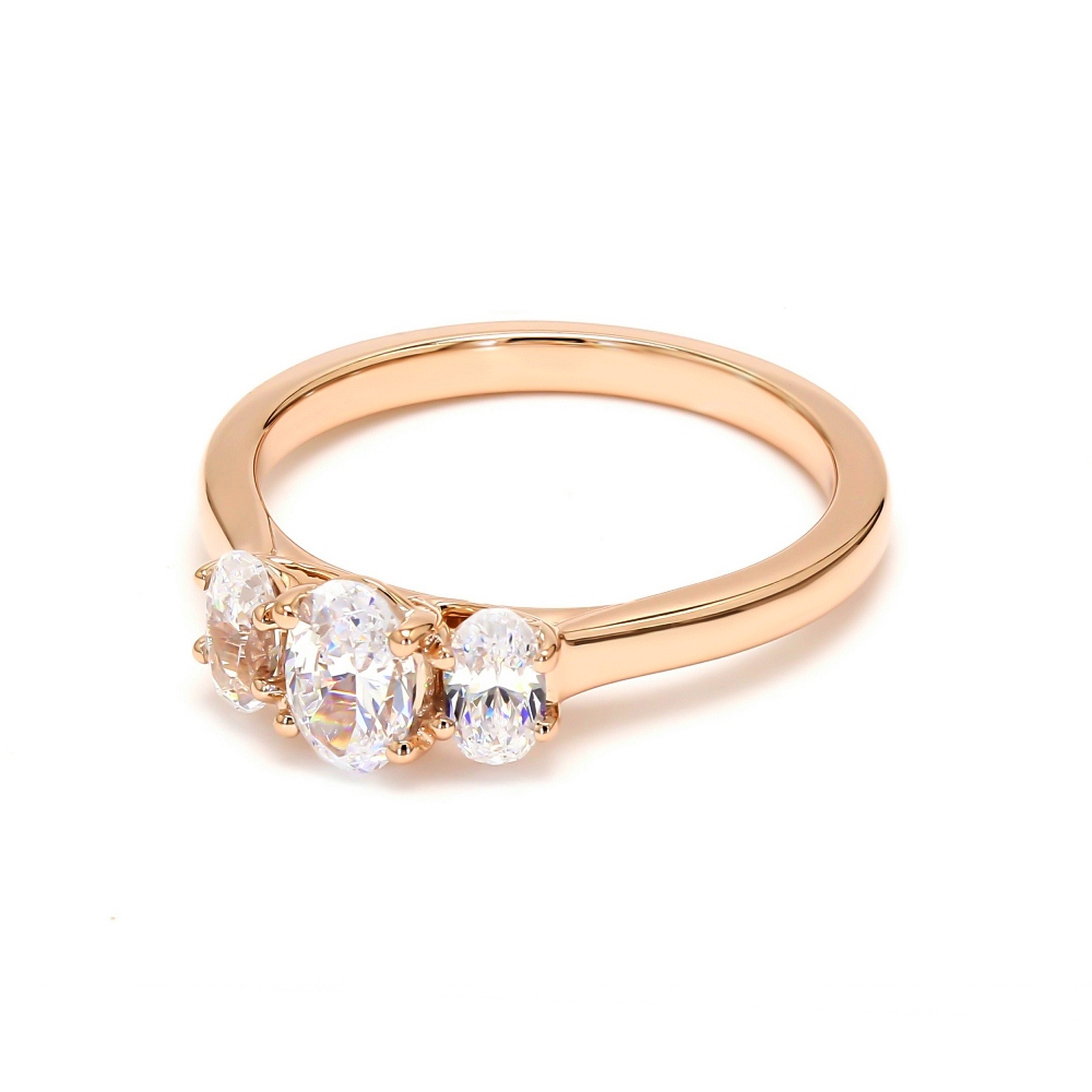 14K Yellow Gold Diamond Engagement Ring