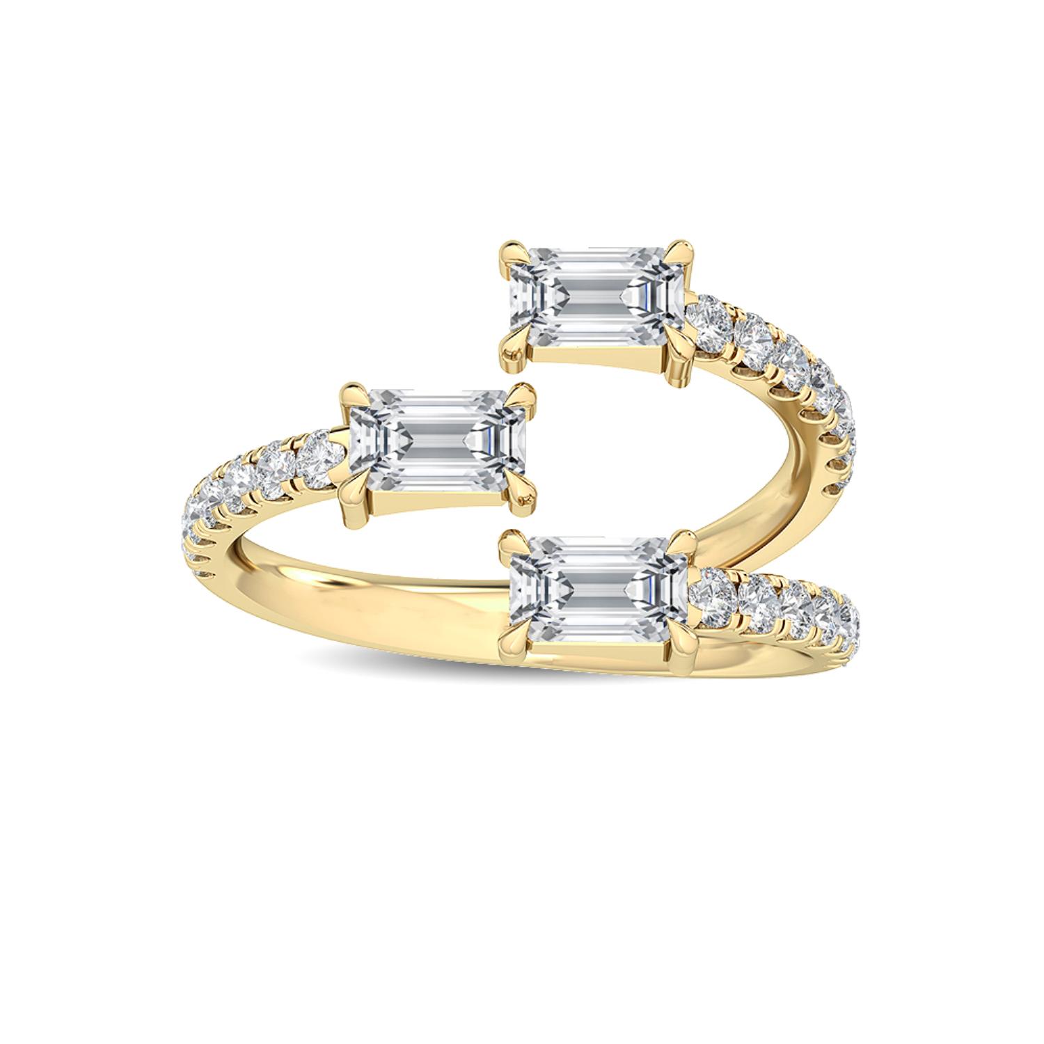 14K Yellow Gold Diamond Ring