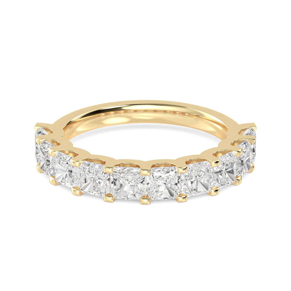 14K Yellow Gold Diamond Stackable Ring