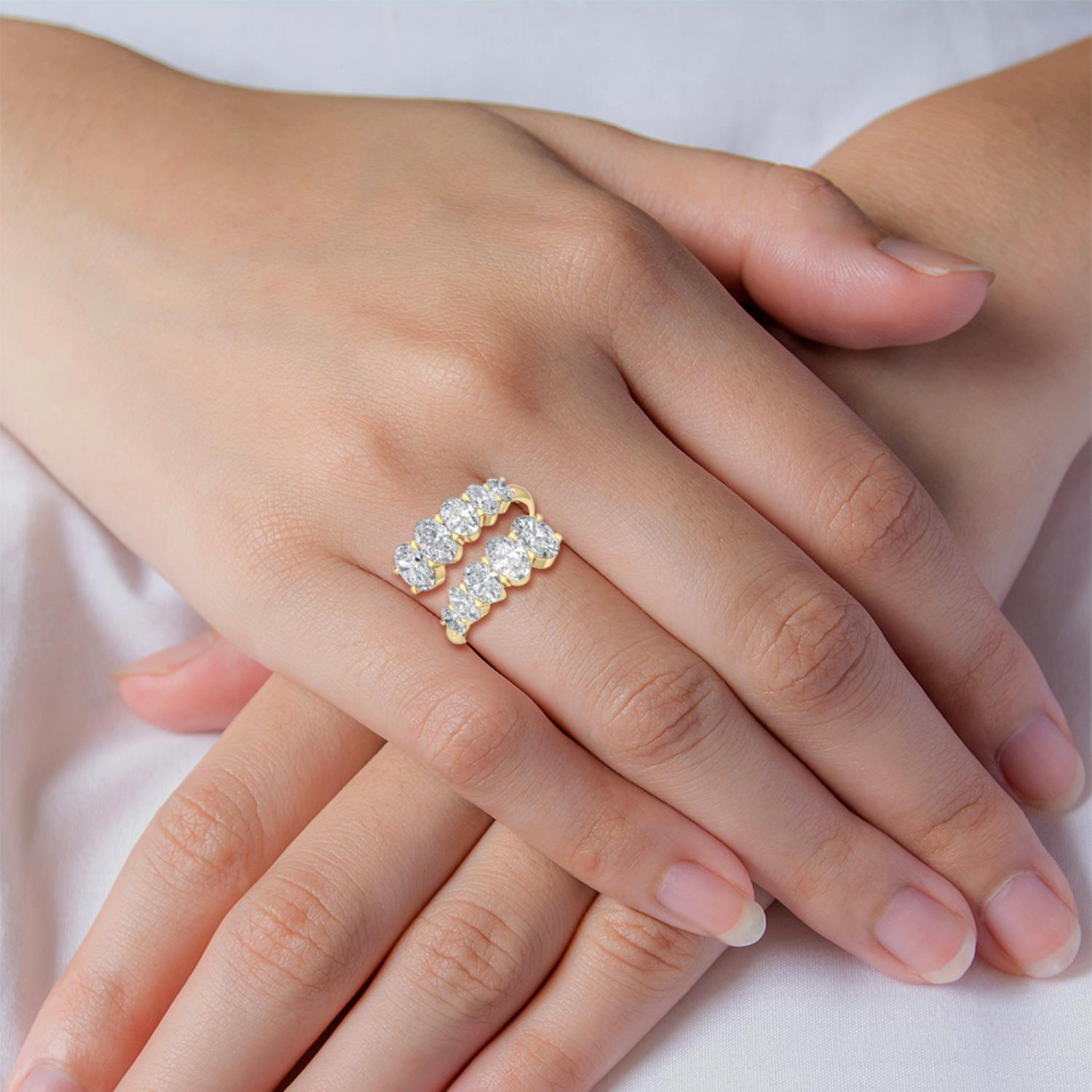 14K Yellow Gold Diamond Ring