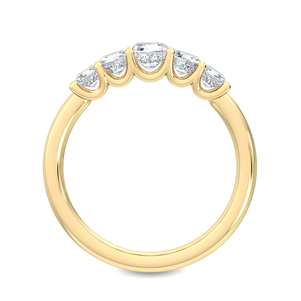 14K Yellow Gold Diamond Engagement Ring