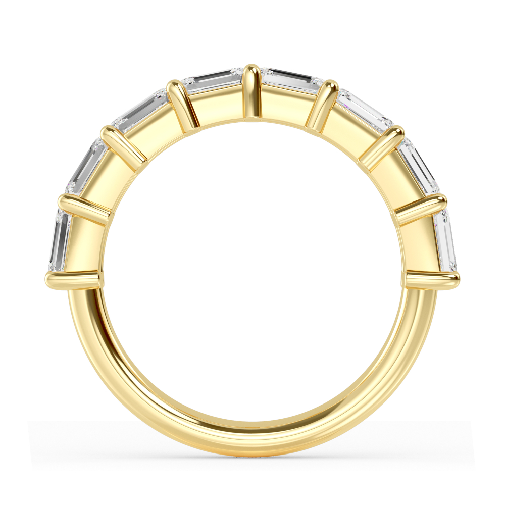 14K Yellow Gold Diamond Stackable Ring