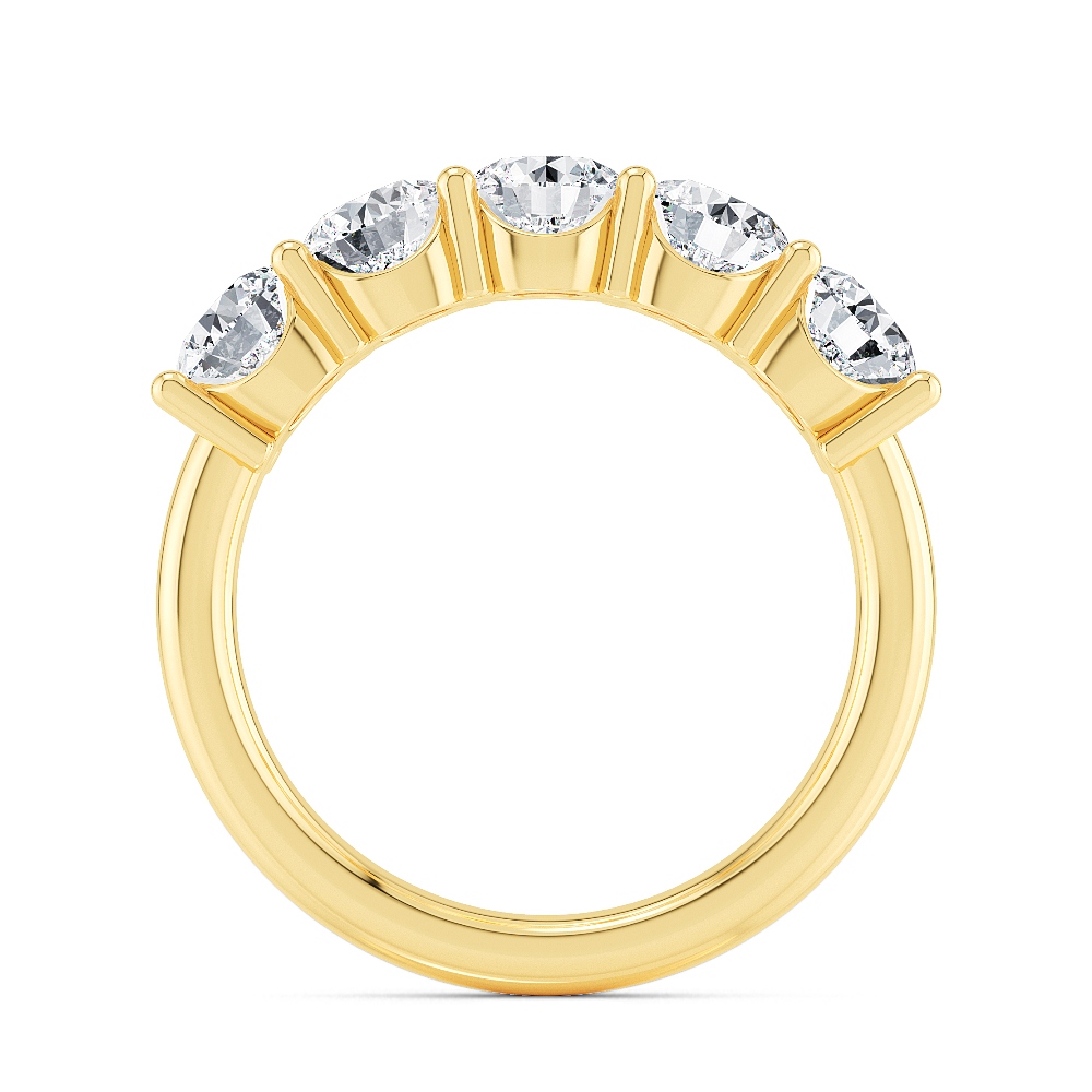 14K Yellow Gold Diamond Engagement Ring