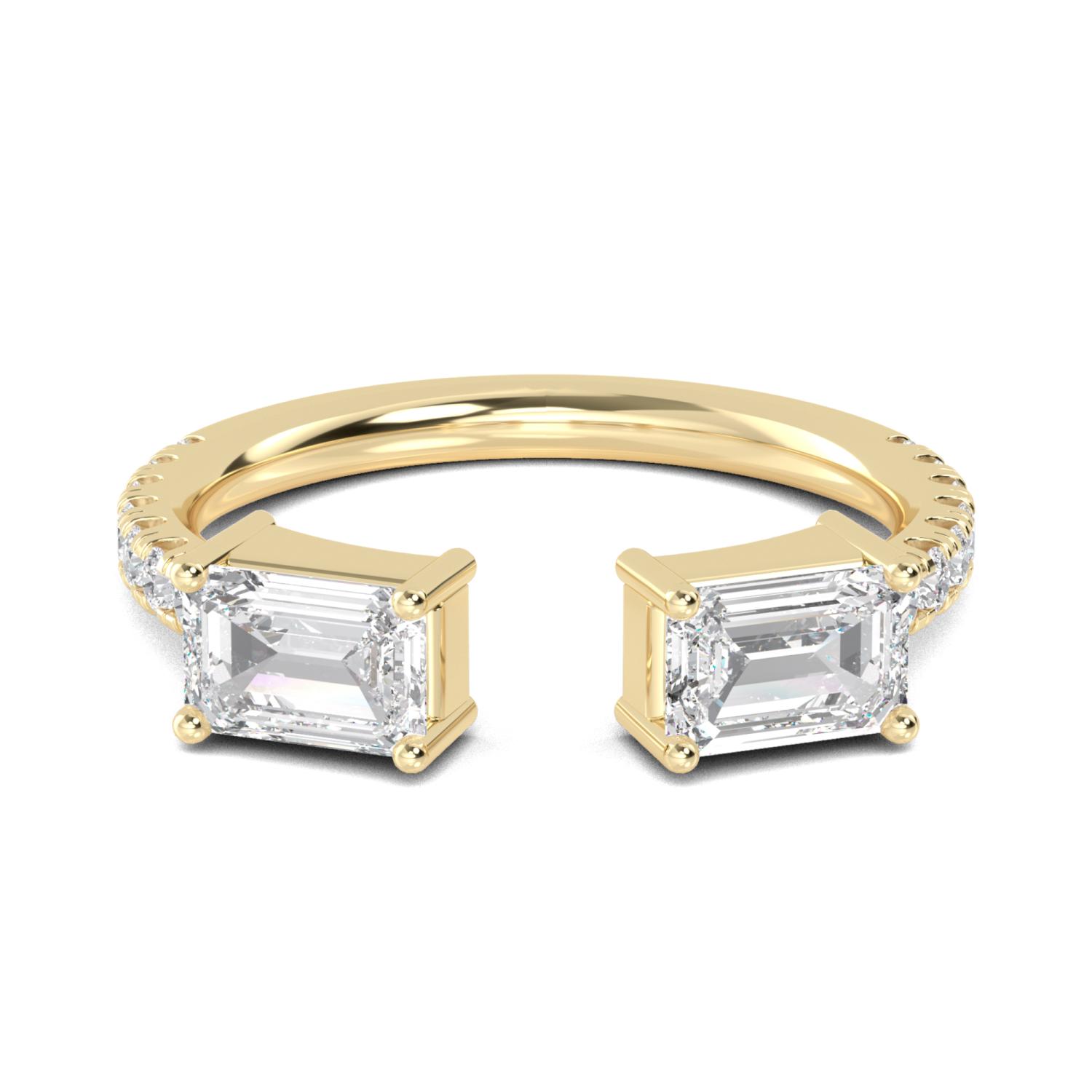 14K Yellow Gold Diamond Ring