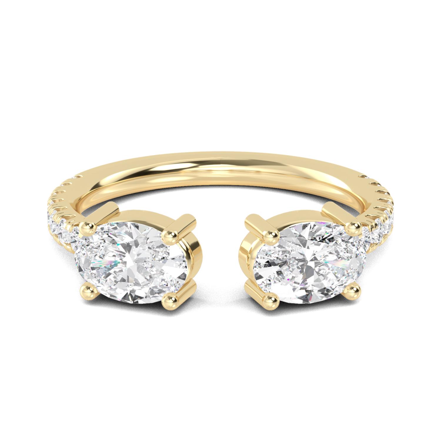 14K Yellow Gold Diamond Ring