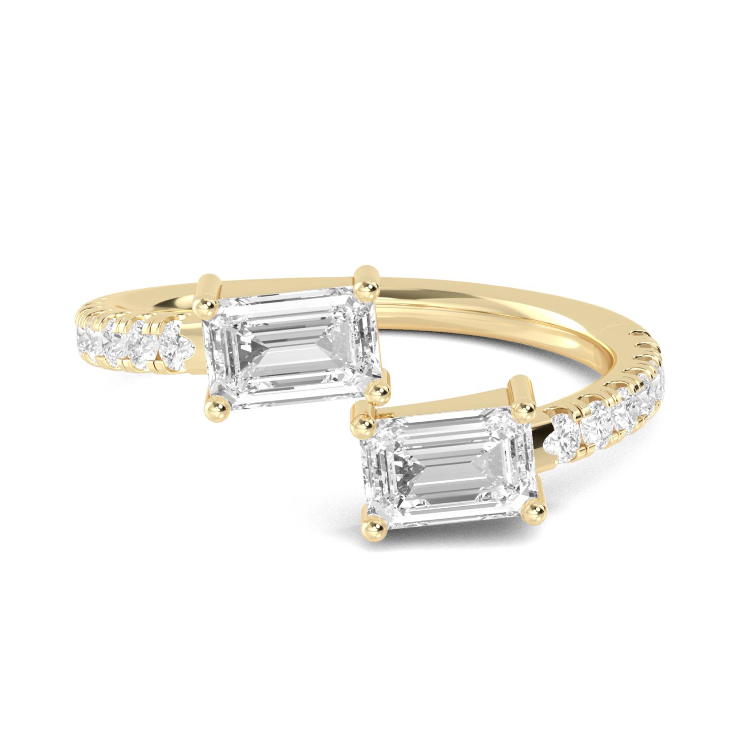 14K Yellow Gold Diamond Ring