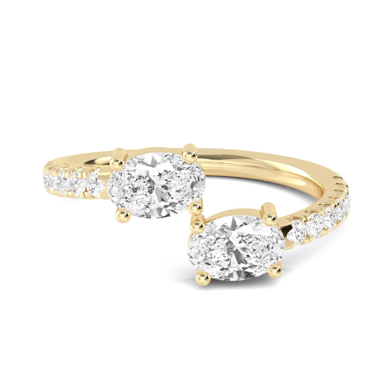 14K Yellow Gold Diamond Ring
