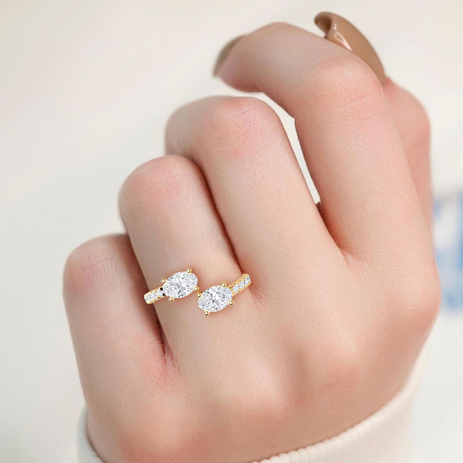 14K Yellow Gold Diamond Ring