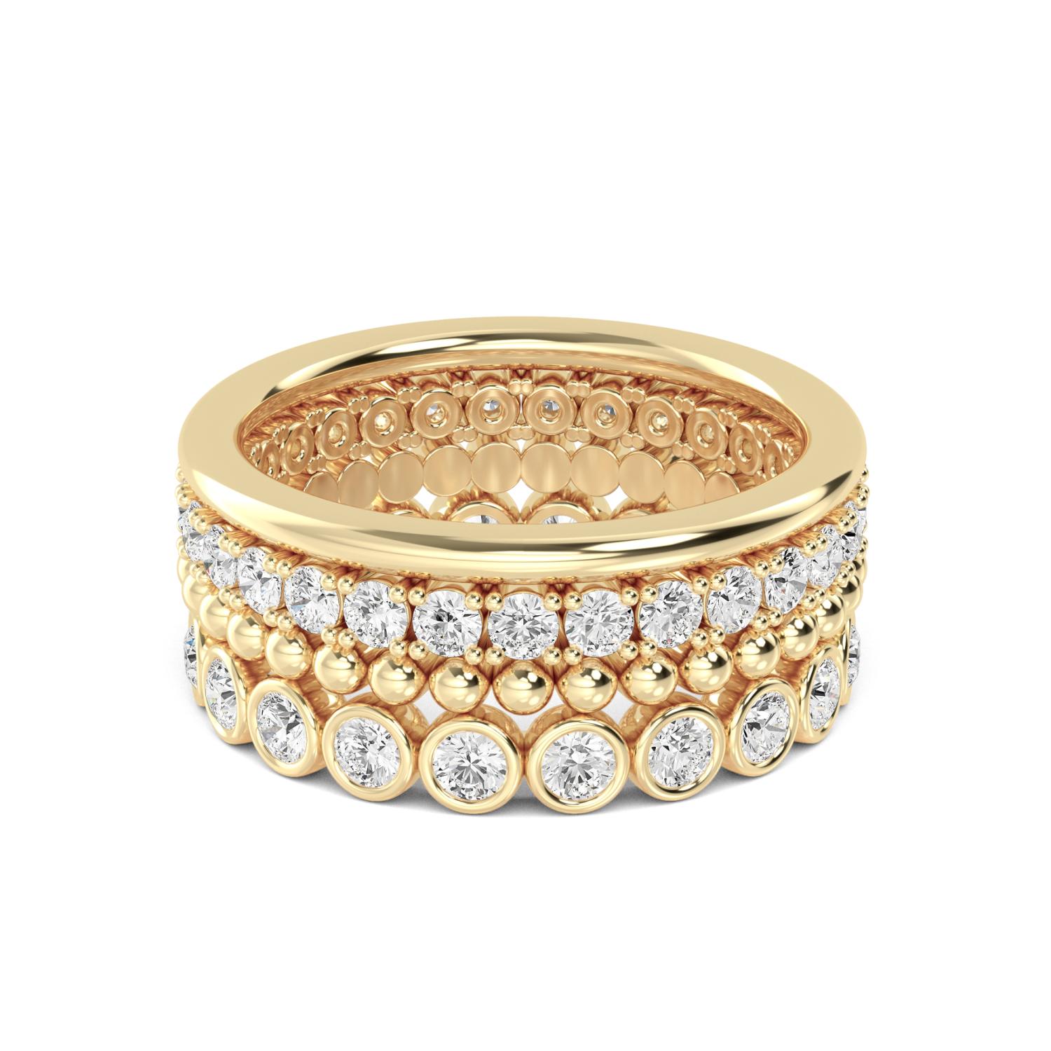 14K Yellow Gold Diamond Ring