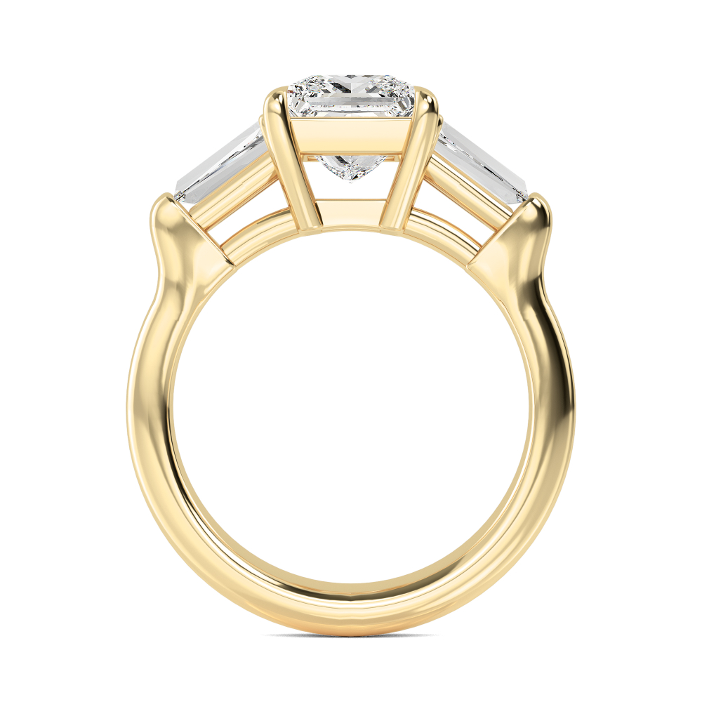 14K Yellow Gold Diamond Engagement Ring