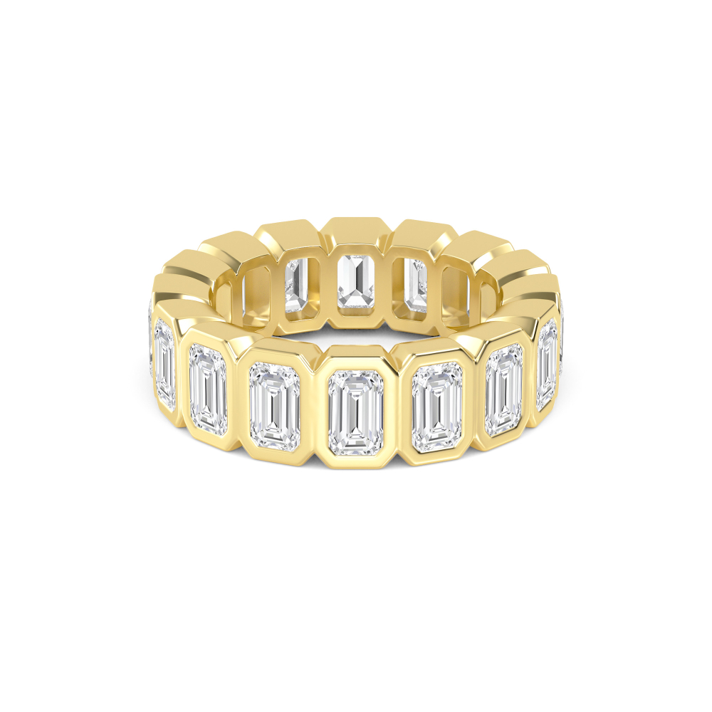 14K Yellow Gold Diamond Eternity Band