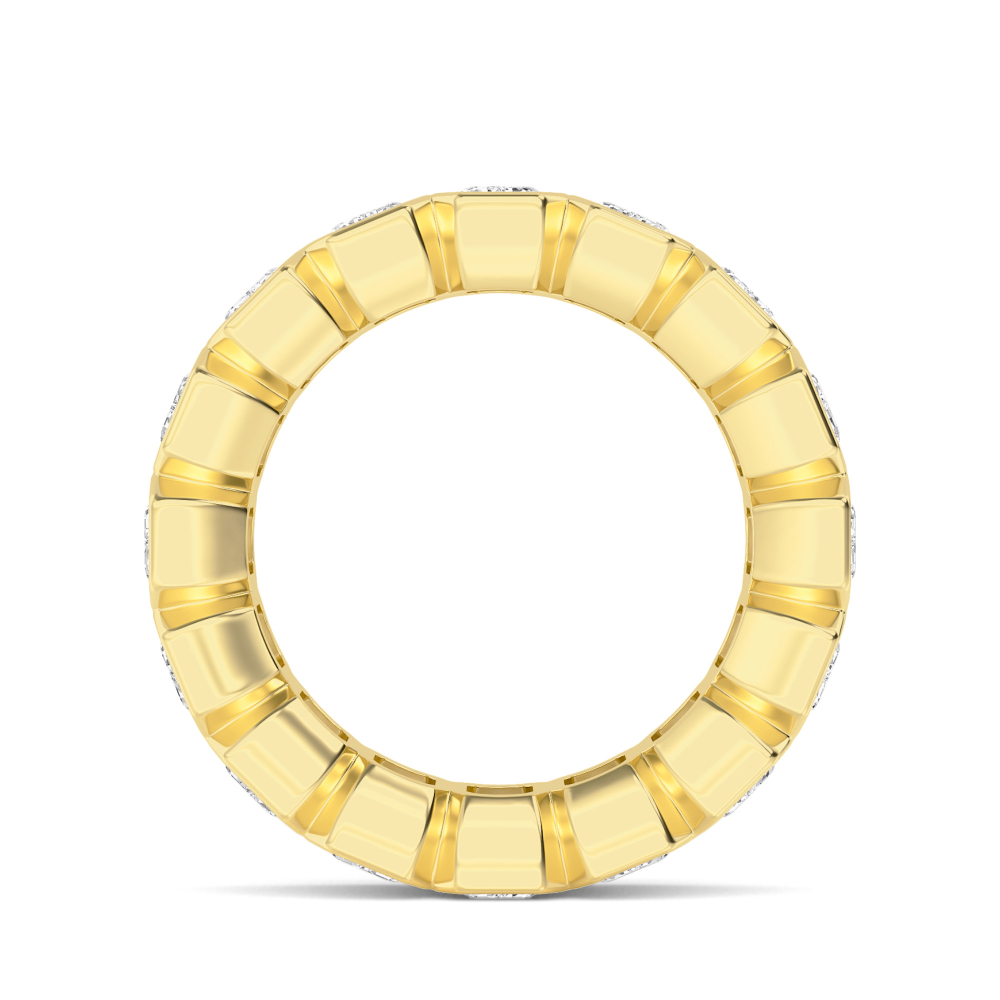 14K Yellow Gold Diamond Eternity Band