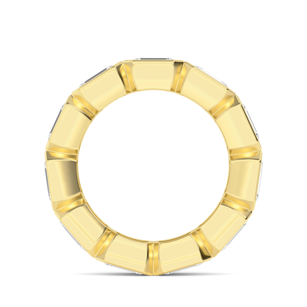 14K Yellow Gold Diamond Eternity Band
