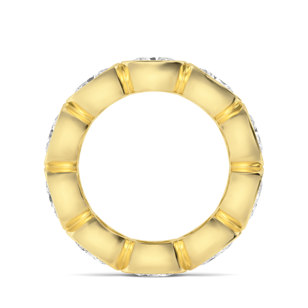 14K Yellow Gold Diamond Eternity Band