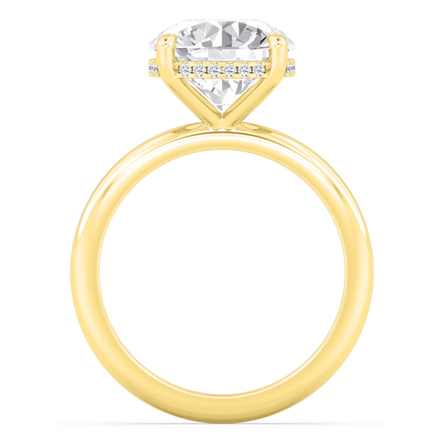 14K Yellow Gold Diamond Ring