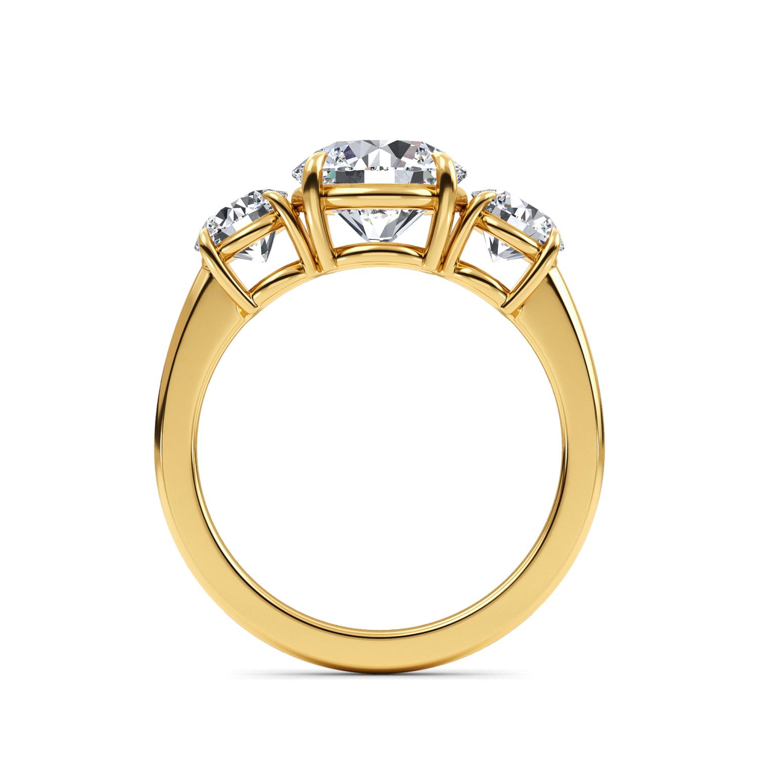14K Yellow Gold Diamond Ring