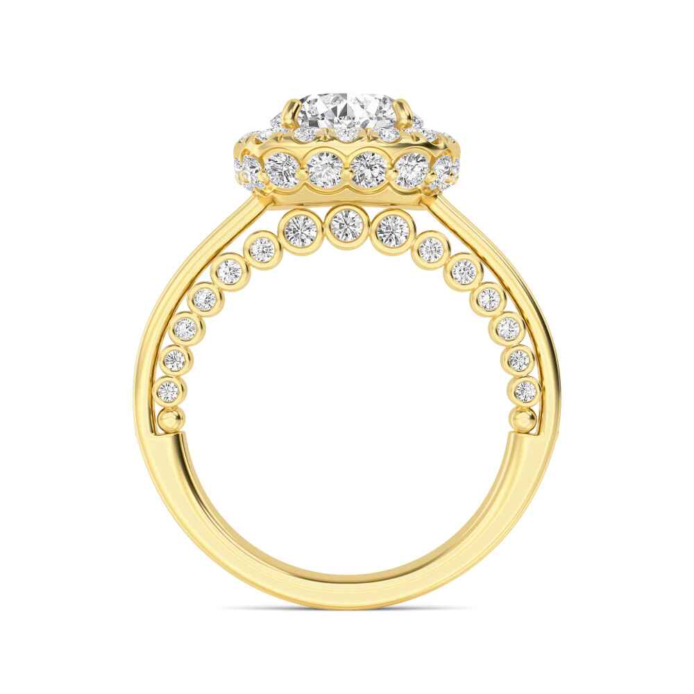 14K Yellow Gold Diamond Ring