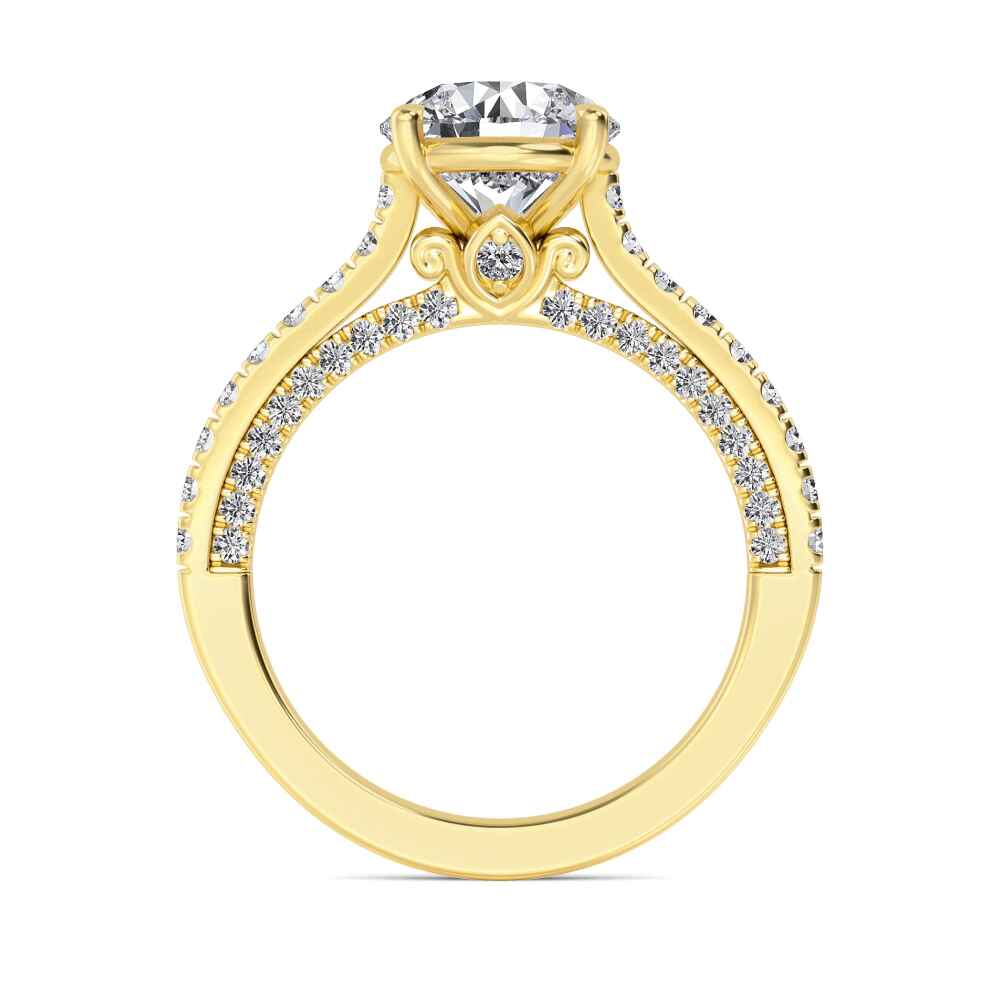 14K Yellow Gold Diamond Ring