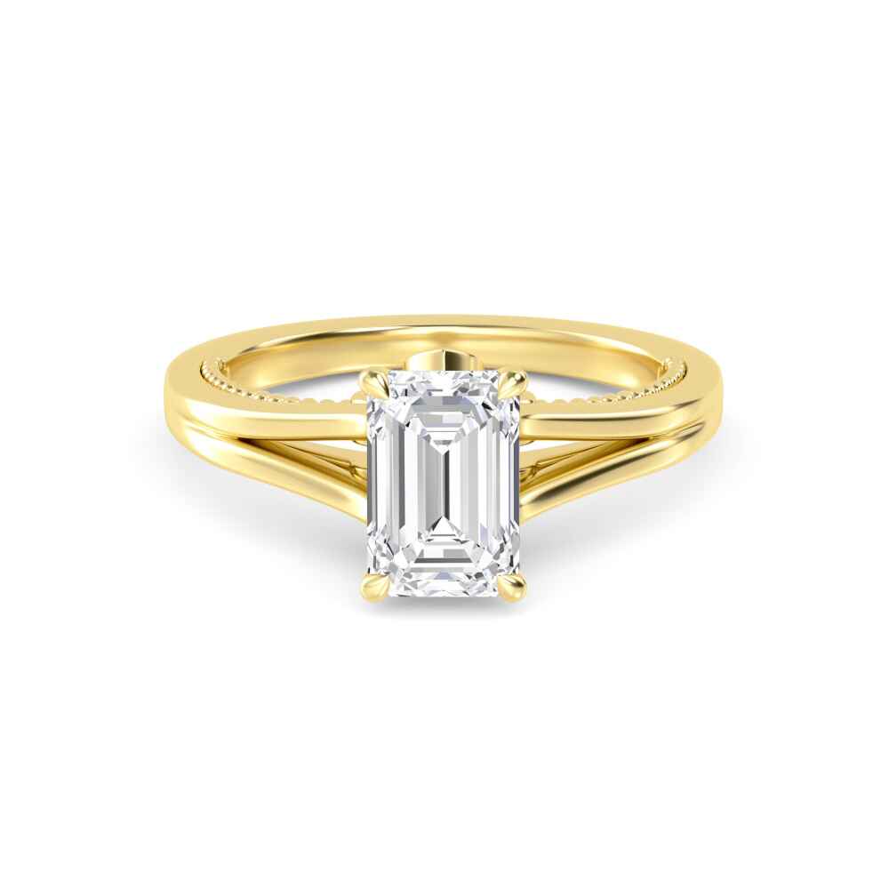 14K Yellow Gold Diamond Ring