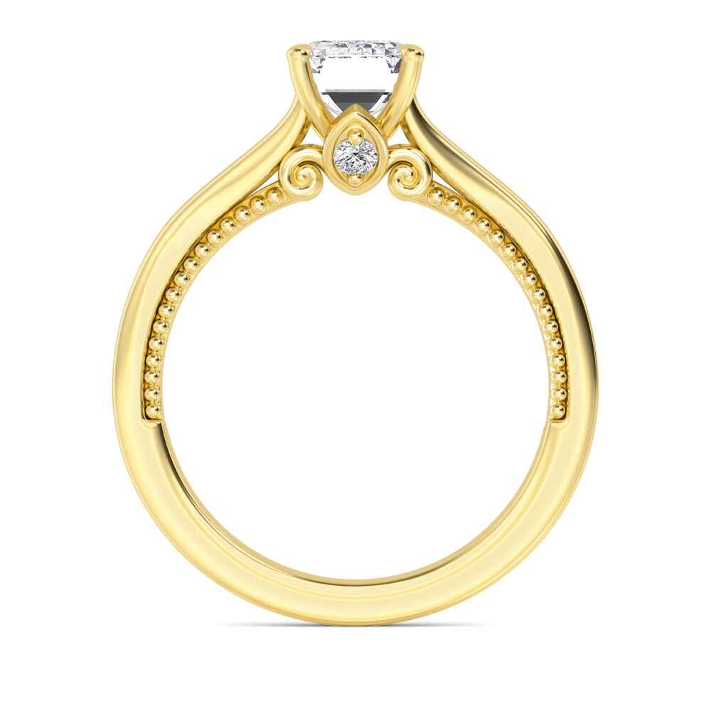 14K Yellow Gold Diamond Ring
