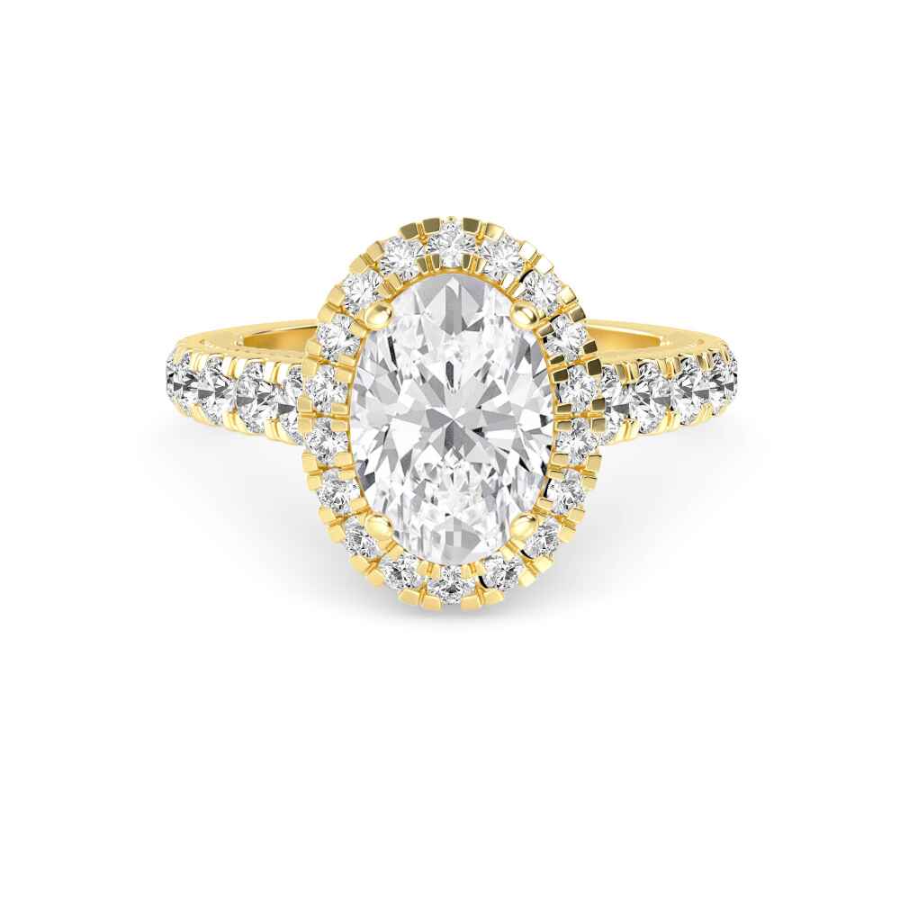 14K Yellow Gold Diamond Ring