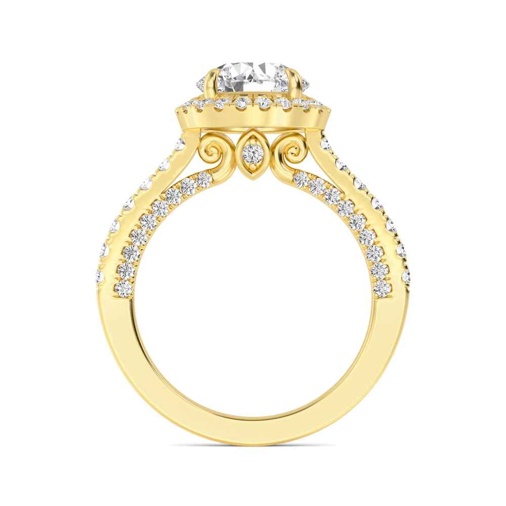 14K Yellow Gold Diamond Ring