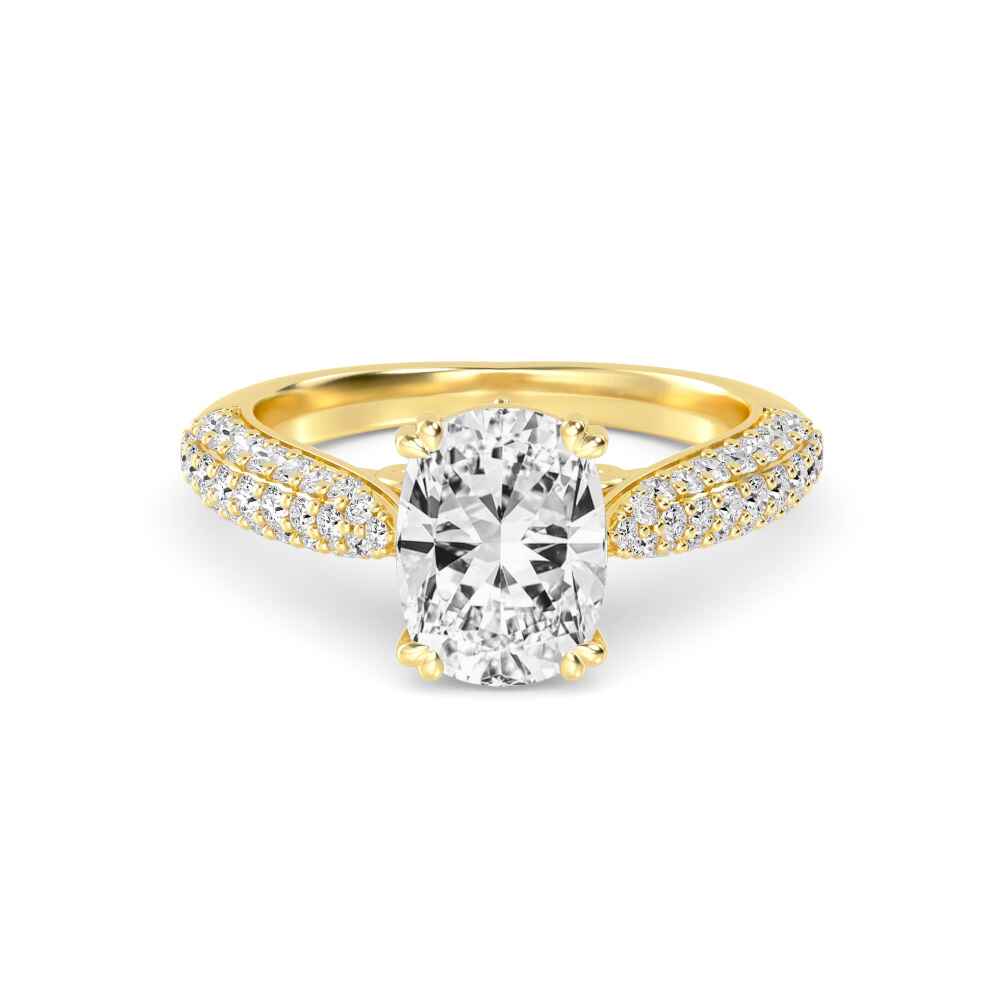 14K Yellow Gold Diamond Ring