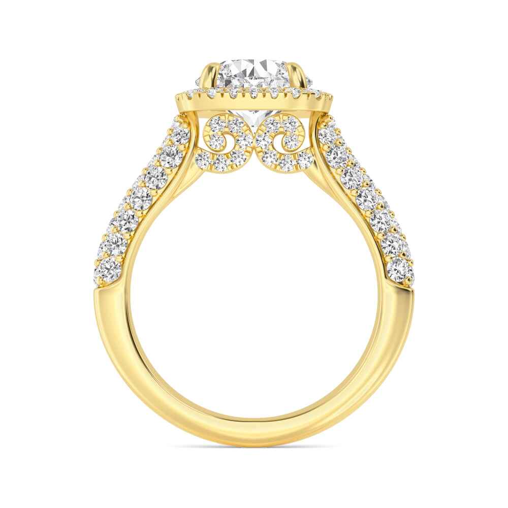14K Yellow Gold Diamond Ring