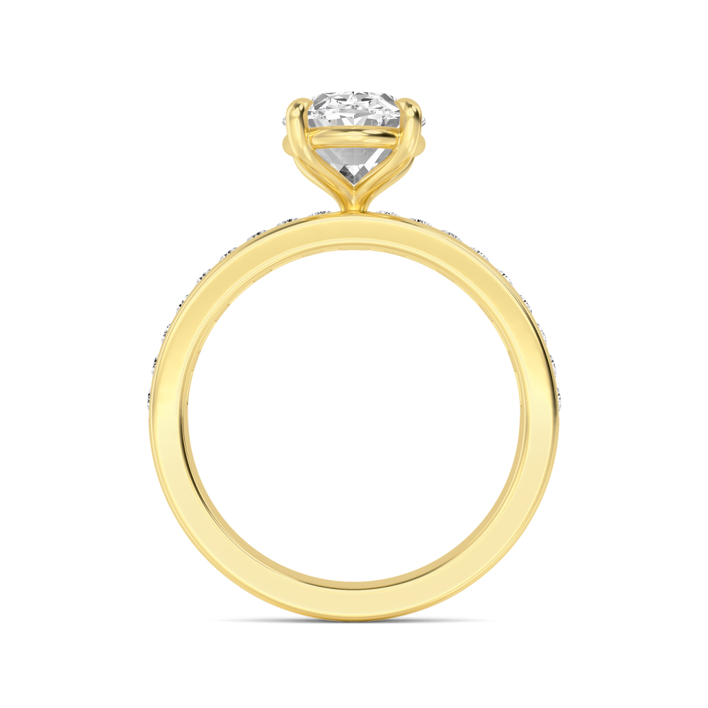 14K Yellow Gold Diamond Rings