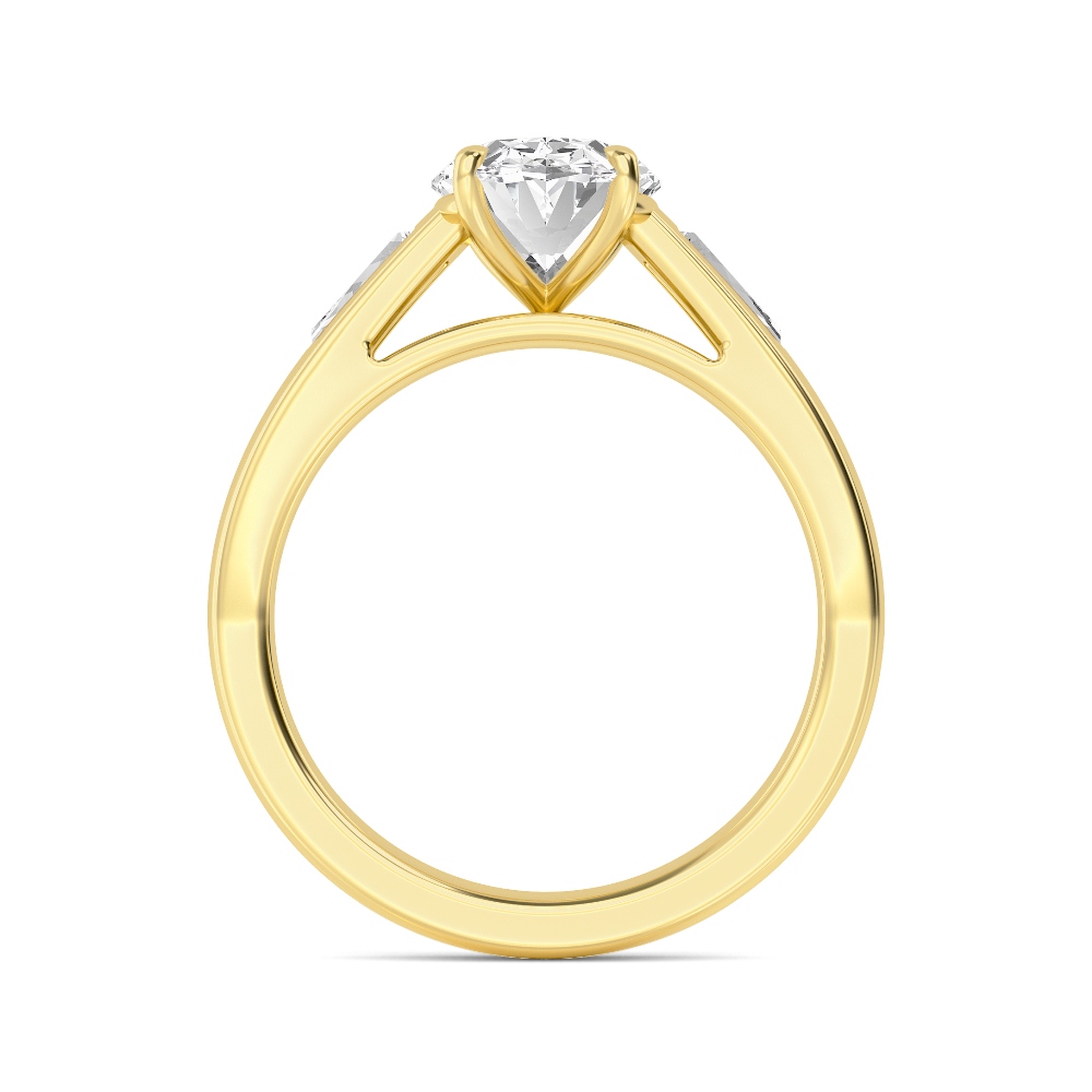 14K Yellow Gold Diamond Rings