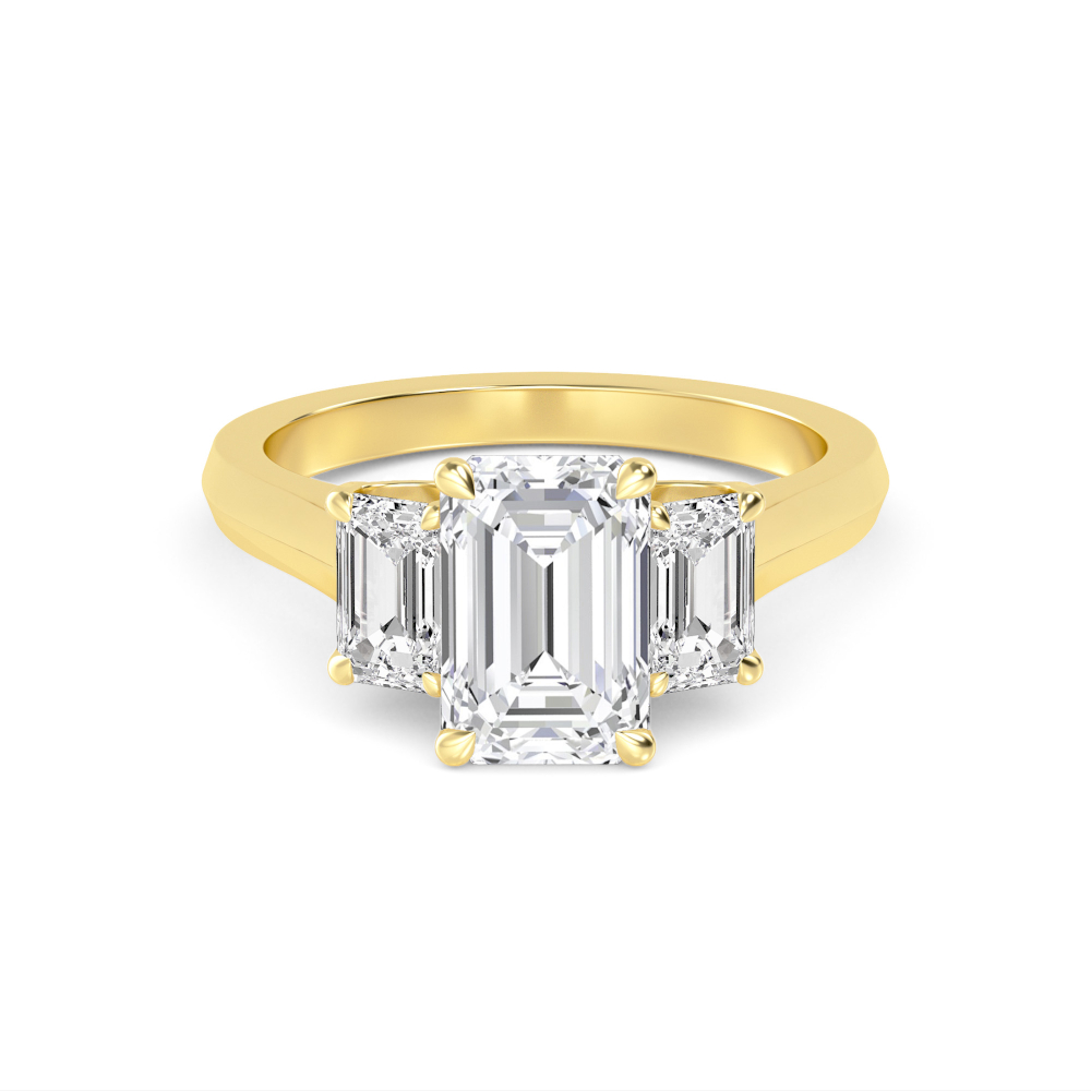 14K Yellow Gold Diamond Rings