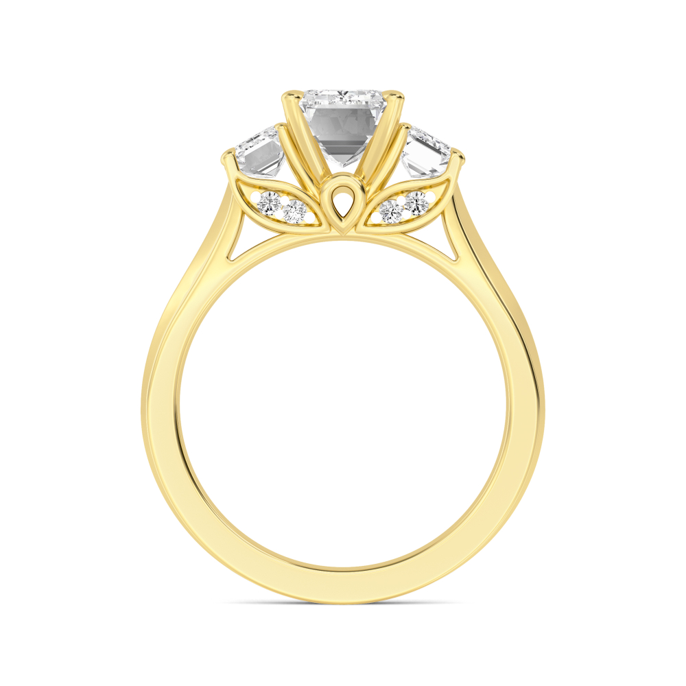 14K Yellow Gold Diamond Rings