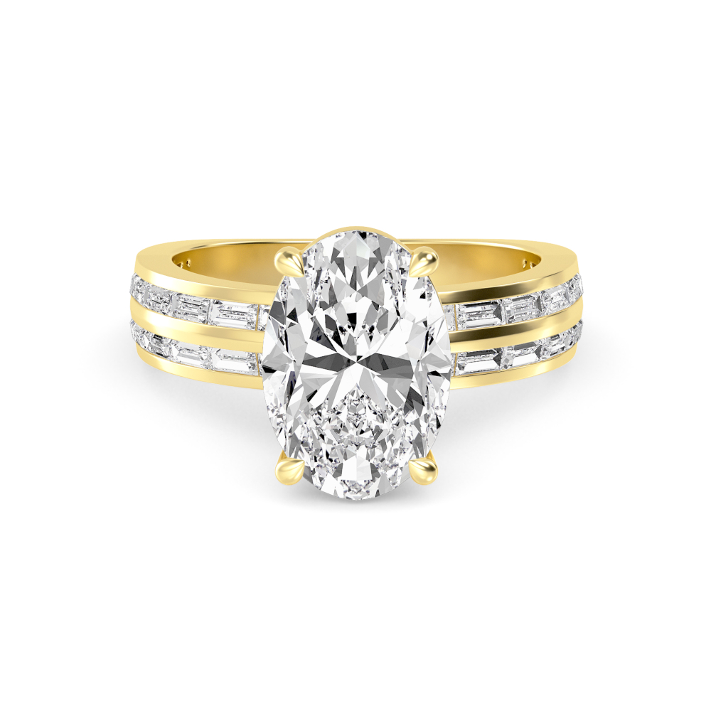 14K Yellow Gold Diamond Rings