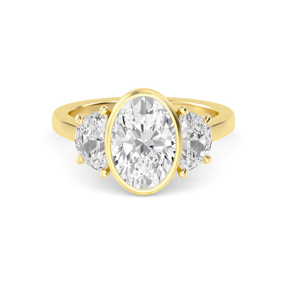 14K Yellow Gold Diamond Ring