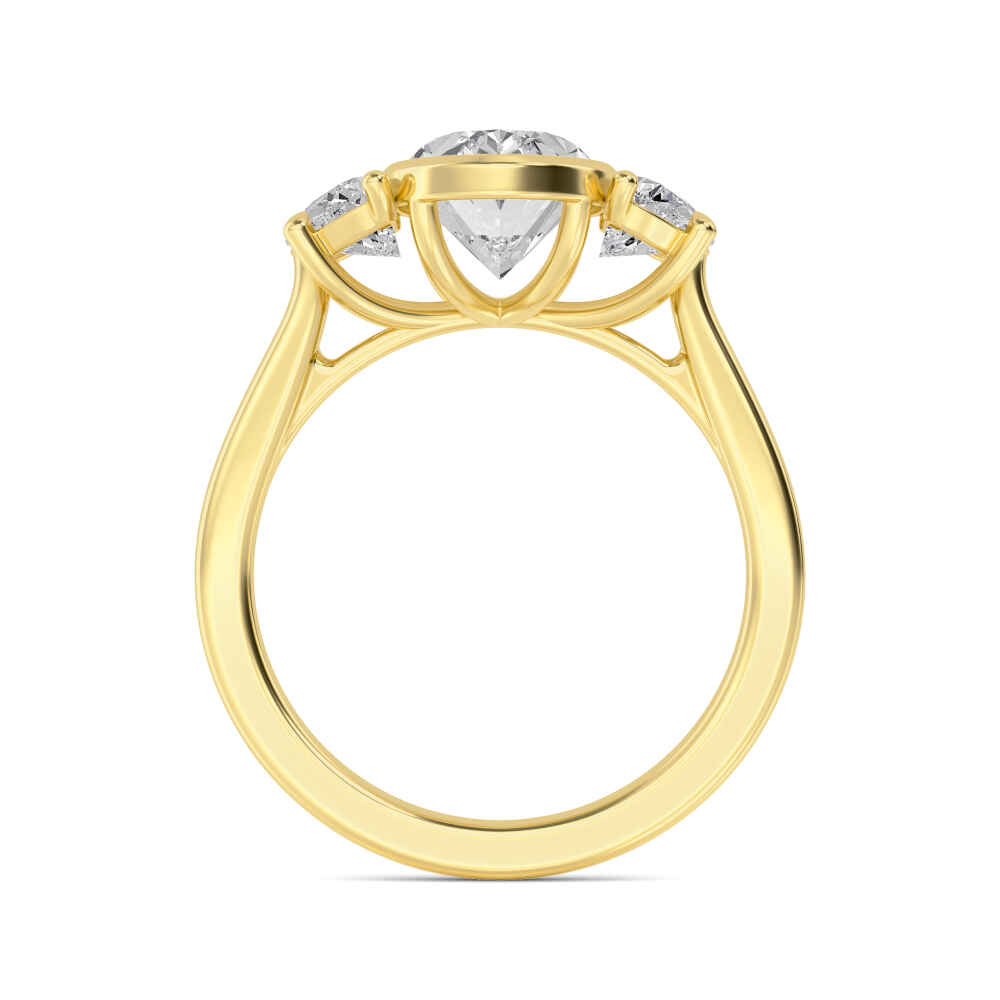 14K Yellow Gold Diamond Ring